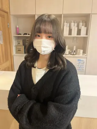 セミロング 🇰🇷祝斗🇰🇷 /韓国ボブ/レイヤーのヘアスタイル