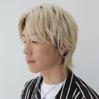 メンズ カラー ショート Mens salon ANDYのヘアスタイル