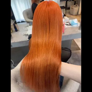 ロング カラー ヘアアレンジ 🖤kana/艶髪/ 韓国風カラー🖤のヘアスタイル