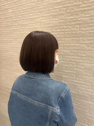 ミディアム ぷつっとボブ/ 似合わせ🥀原ちひろのヘアスタイル