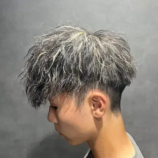 ショート カラー パーマ メンズ 🔥メンズ特化🔥 藍斗のヘアスタイル