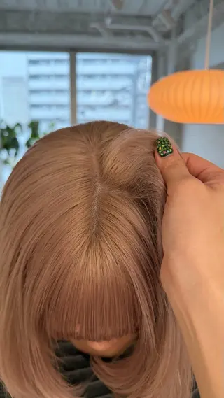 カラー tenn 栄店所属・mao/栄/tenn /暖色/ハイトーンのヘアスタイル