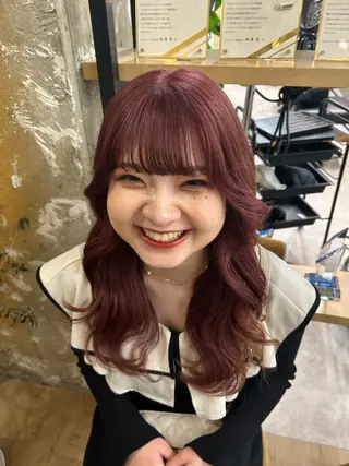 ロング rio￤ブラウン￤暗 髪￤縮毛矯正🌙のヘアスタイル