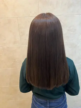 セミロング カラー 【髪質改善　艶髪】 布川　莉穂のヘアスタイル