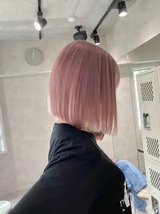 ショート カラー ダブルカラー ブリーチ/kaitoのヘアスタイル