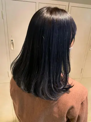 ミディアム カラー ブリーチ/アレンジ 天満/chihiroのヘアスタイル