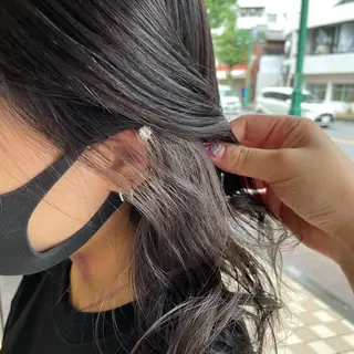 ミディアム ふるはし みなのヘアスタイル