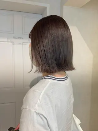 ミディアム カラー ナチュラル透明感🌱 小山美樹子のヘアスタイル