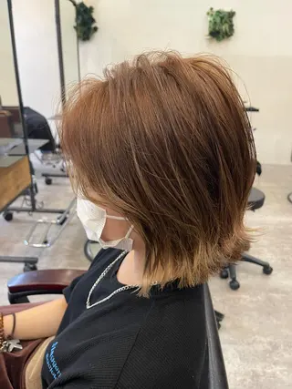 ショート カラー OAK溝の口 𖠋SHINYAのヘアスタイル