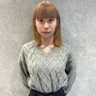 ミディアム AI TOKYO　S所属・mizuki 【韓国レイヤー】のヘアスタイル