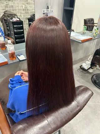 カラー yuasa rinaのヘアスタイル