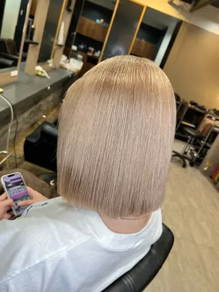 ショート カラー 横浜/エクステ特化× 艶カラー/あいかのヘアスタイル