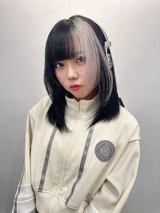 ミディアム カラー ヘアアレンジ 💍絶対に可愛く💍 履歴修正SAKI🐰のヘアスタイル