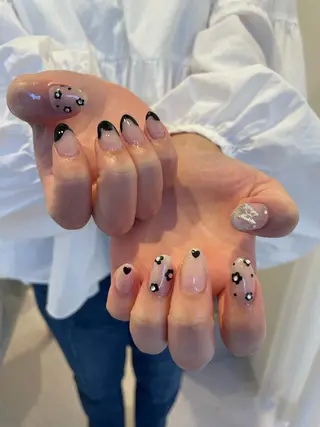 ネイル 束感まつ毛/ネイル/ LED♥KIRARAのマツエク・マツパデザイン