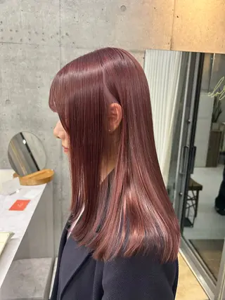 セミロング LOE所属・LOE Yuuka/42🩵のヘアスタイル