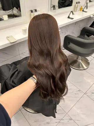 カラー 透明感ベージュ🤎 ナチュラルレイヤーのヘアスタイル