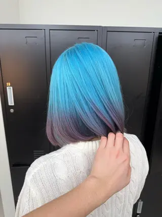 ミディアム カラー 𝐑𝐲𝐮𝐤𝐢 【店長】ALEAPのヘアスタイル