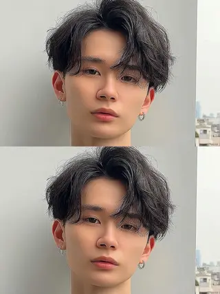 ミディアム パーマ メンズ ✂️メンズ職人 / 宮澤 蓮のヘアスタイル