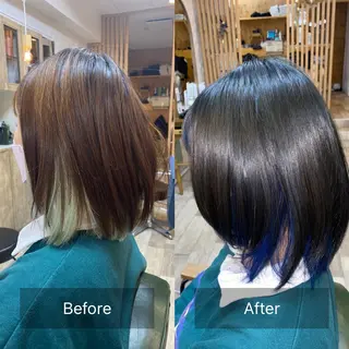 ミディアム ku-to+所属・髪質改善✨ 角谷　勇のヘアスタイル