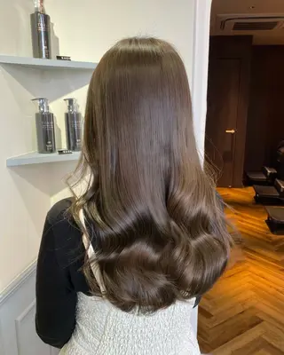 ロング カラー eclart ayaのヘアスタイル