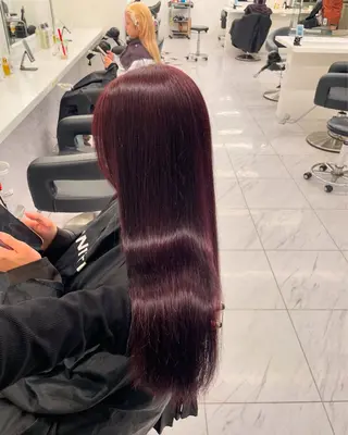 ロング カラー ヘアアレンジ 💗横浜美容室 💗HARUNAのヘアスタイル