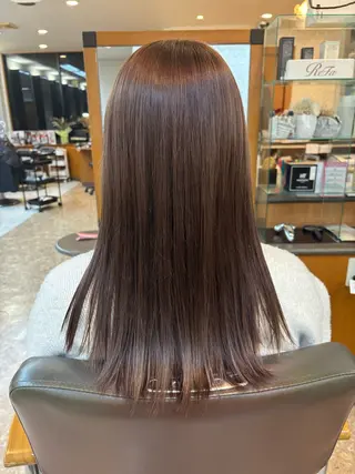 ロング カラー 亀山 来未のヘアスタイル