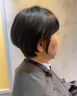 ショート とびまつ /ショート/脱白髪染のヘアスタイル