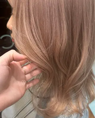 セミロング カラー 🩷銀座/縮毛矯正 特化サロン🪞みことのヘアスタイル