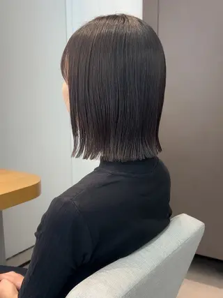 ショート ルネ所属・ショートヘア 縮毛矯正/福田梢のヘアスタイル