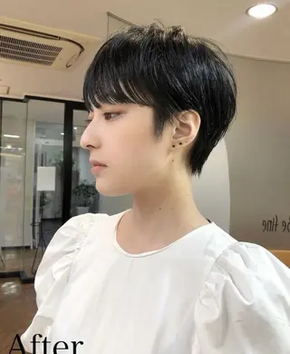 ショート 未 来カットモデル無料のヘアスタイル