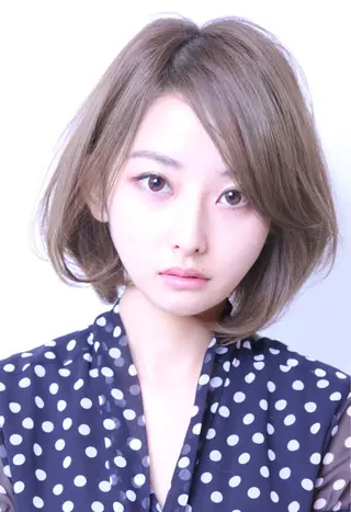 ショート カラー モテ髪透明感❤️ デイズヘアカラーのヘアスタイル