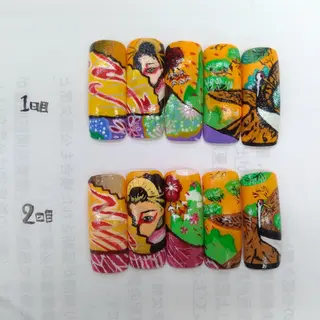 ネイル 束感まつぱ🥑🤍 NATUKI🤍のマツエク・マツパデザイン