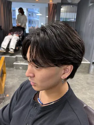 パーマ メンズ 梅田/全パーマ特化/ ケアパーマ特化/秋本のヘアスタイル