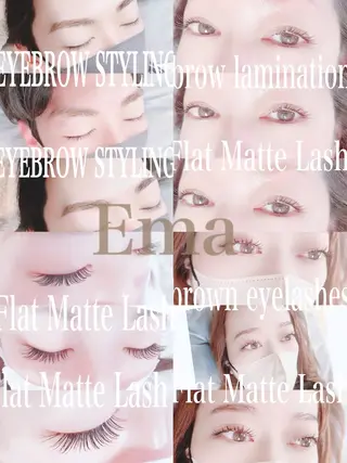 マツエク・マツパ Ema所属・Ema/マツパ/マツ エク/眉/脱毛🌷のマツエク・マツパデザイン