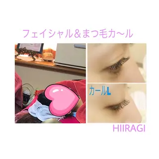 マツエク・マツパ 美容室 HIIRAGIのマツエク・マツパデザイン
