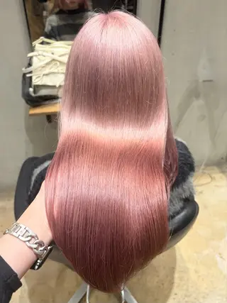 ロング みわ/博多 ブリーチ/メンズヘアのヘアスタイル