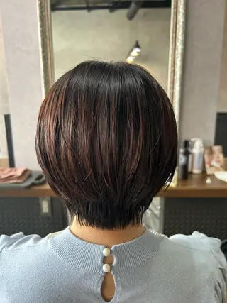 ショート enx天王町店 伊藤　愛央のヘアスタイル