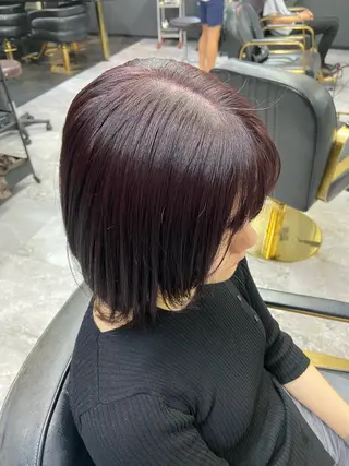 ミディアム 瀧下 唯のヘアスタイル