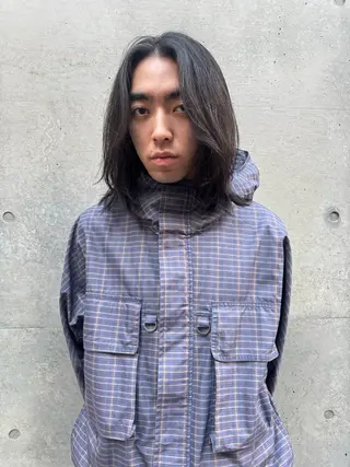 ミディアム メンズ 神田橋 翔太郎のヘアスタイル