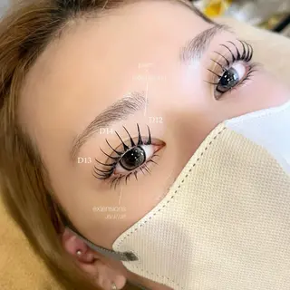 マツエク・マツパ -07- eyelash&eyebrow神戸元町店所属・-07- Himariのマツエク・マツパデザイン