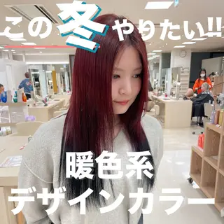 ロング カラー ヘアアレンジ 🍒KIKUCHI KANAE🍒のヘアスタイル