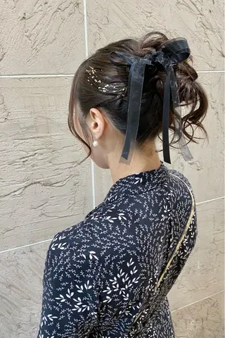 ロング ヘアアレンジ 菊地 紗矢のヘアスタイル