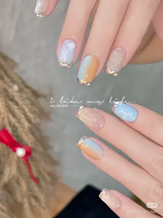 ミディアム 一其 サロンのネイルデザイン