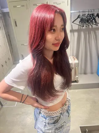 ロング カラー 韓国レイヤーカット /REIのヘアスタイル