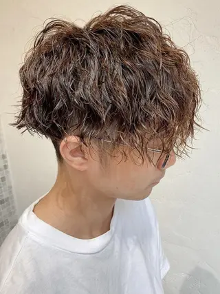 ショート カラー パーマ 🌿アロマヘアルーム 横浜店✂︎のヘアスタイル