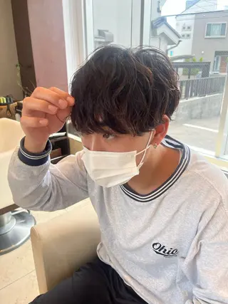 メンズ noé所属・HINA/栄/ボブ/ ボブパーマ/インナーのヘアスタイル