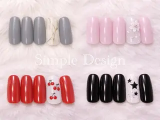 ネイル ❤️💛🩵京橋 痛ネイル⭐️3Dのネイルデザイン