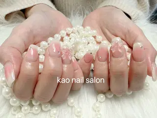 ネイル kao nail マグネット/長さだしのネイルデザイン
