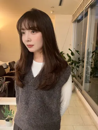 ロング kchiara所属・yura /レイヤーカットのヘアスタイル