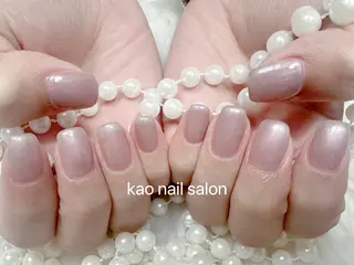 ネイル kao nail マグネット/長さだしのネイルデザイン